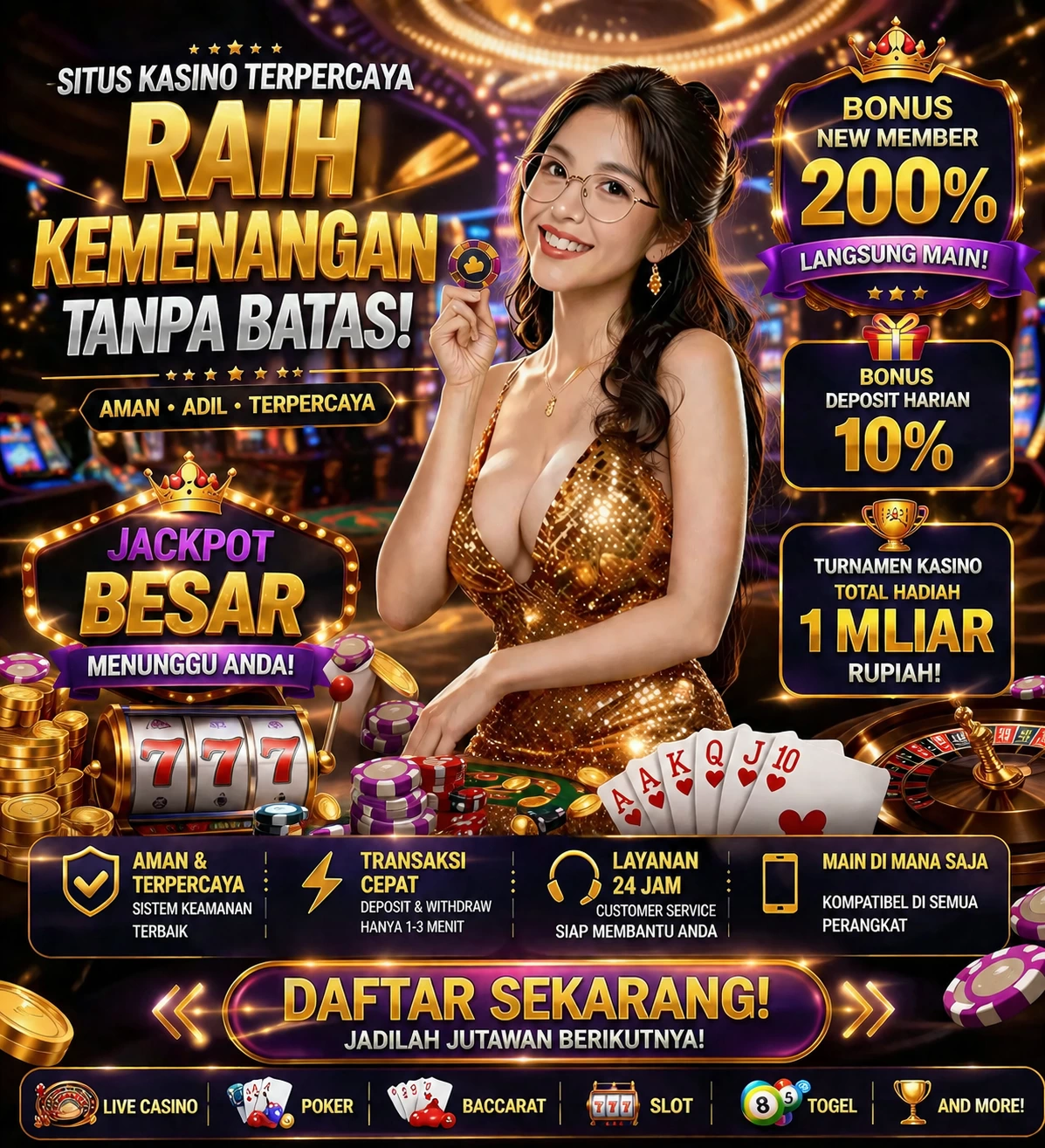 Roleta e blackjack 7games